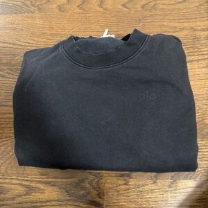 ALO Yoga Black Crewneck